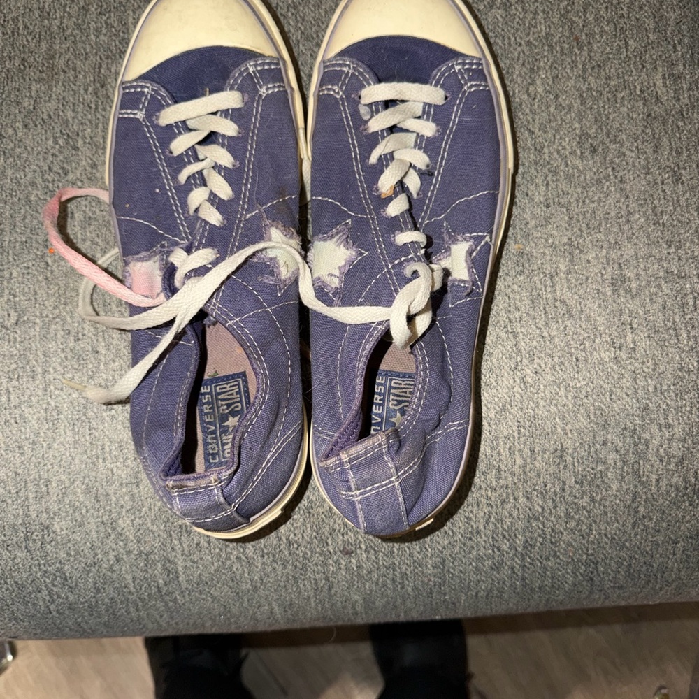 Converse Navy Canvas Sneakers
